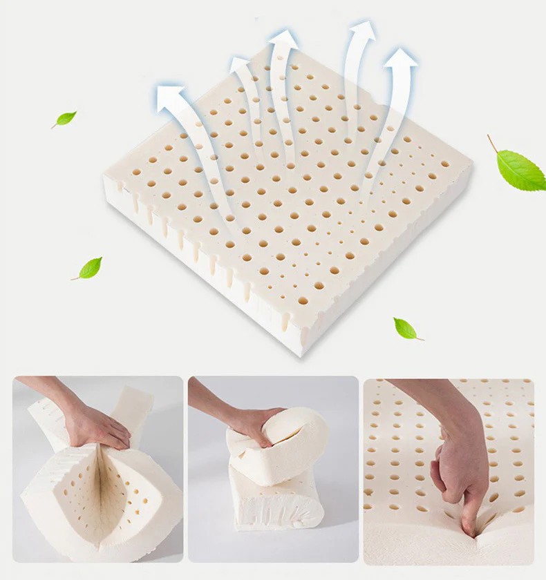 Deluxe Latex Seat Cushion for Car/Office Chair with Bonus Linen Cover - Image 4