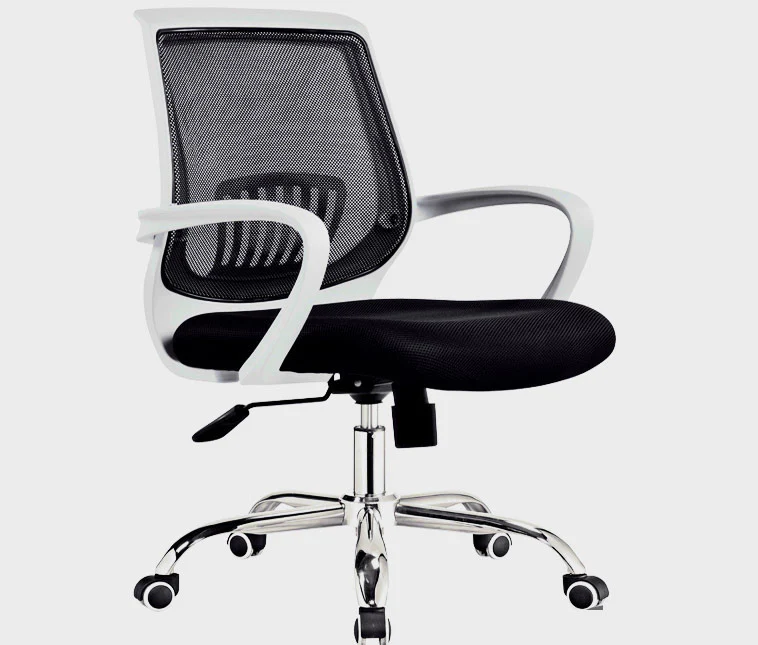 Deluxe Mesh Ergonomic Office Chair with Lumbar Support (Black) - Image 2