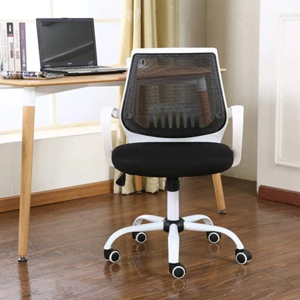 Deluxe Mesh Ergonomic Office Chair with Lumbar Support (Black) - Image 6