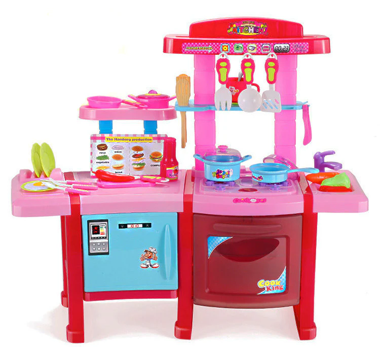 Deluxe Multifunction Kitchen Kids Pretend Play Toy Set - Image 2