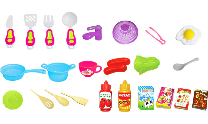 Deluxe Multifunction Kitchen Kids Pretend Play Toy Set - Image 7
