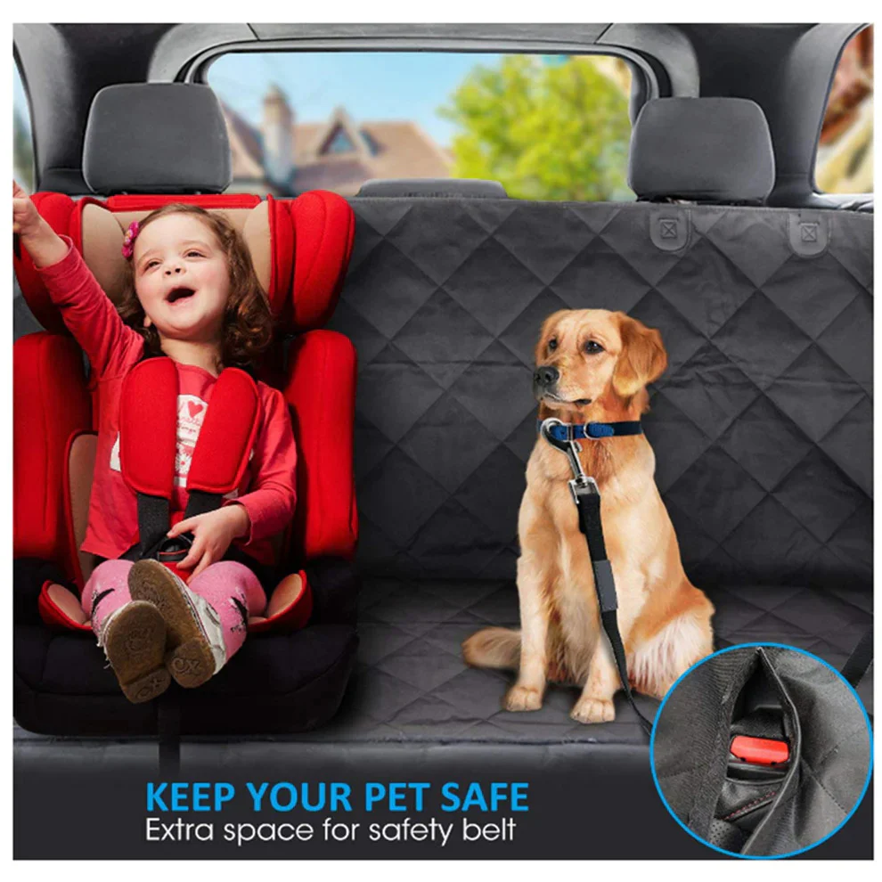 Deluxe Waterproof Pet Car Seat Cover Dog SUV Hammock Protector Travel Mat - Image 6