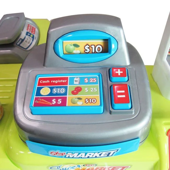 Deluxe Supermarket Toy Play Set with Shopping Trolley - Image 10