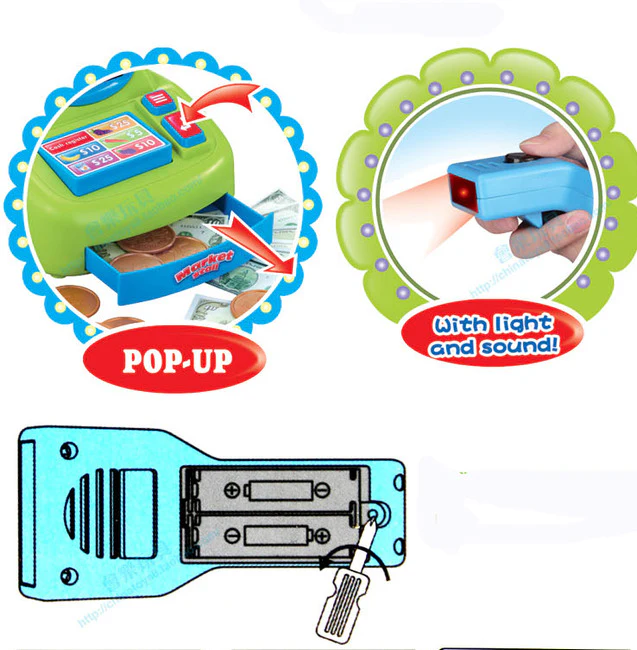 Deluxe Supermarket Toy Set with Shopping Cart Trolley & Accessories - Image 11