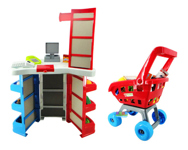 Deluxe Supermarket Toy Set with Shopping Trolley - Image 6