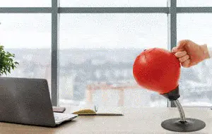 Desktop Punching Bag Table Speed Ball Game Boxing Stand - Image 5