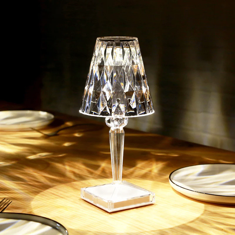Diamond Crystal LED Lamp Touch Sensor Night Light - Image 18