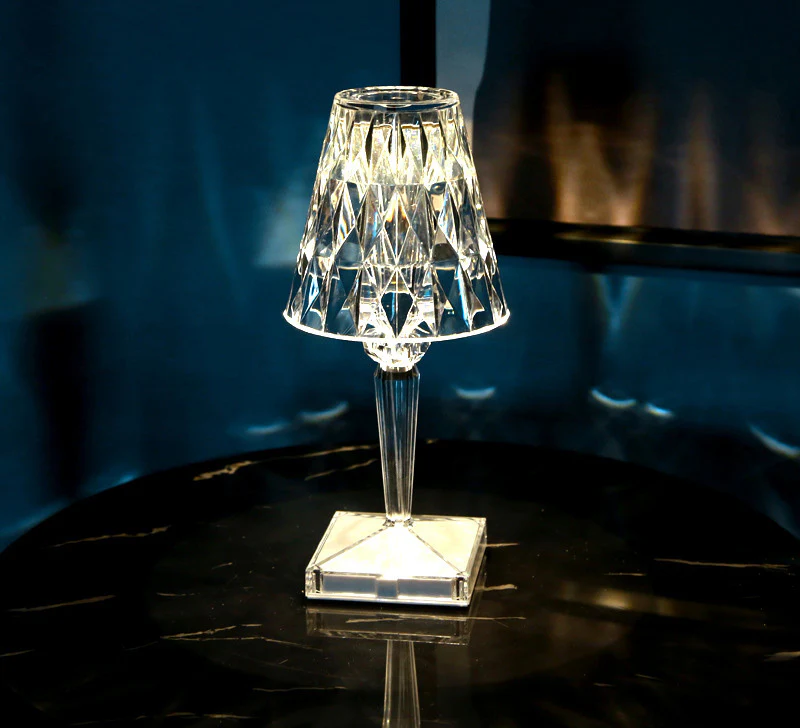 Diamond Crystal LED Lamp Touch Sensor Night Light - Image 4