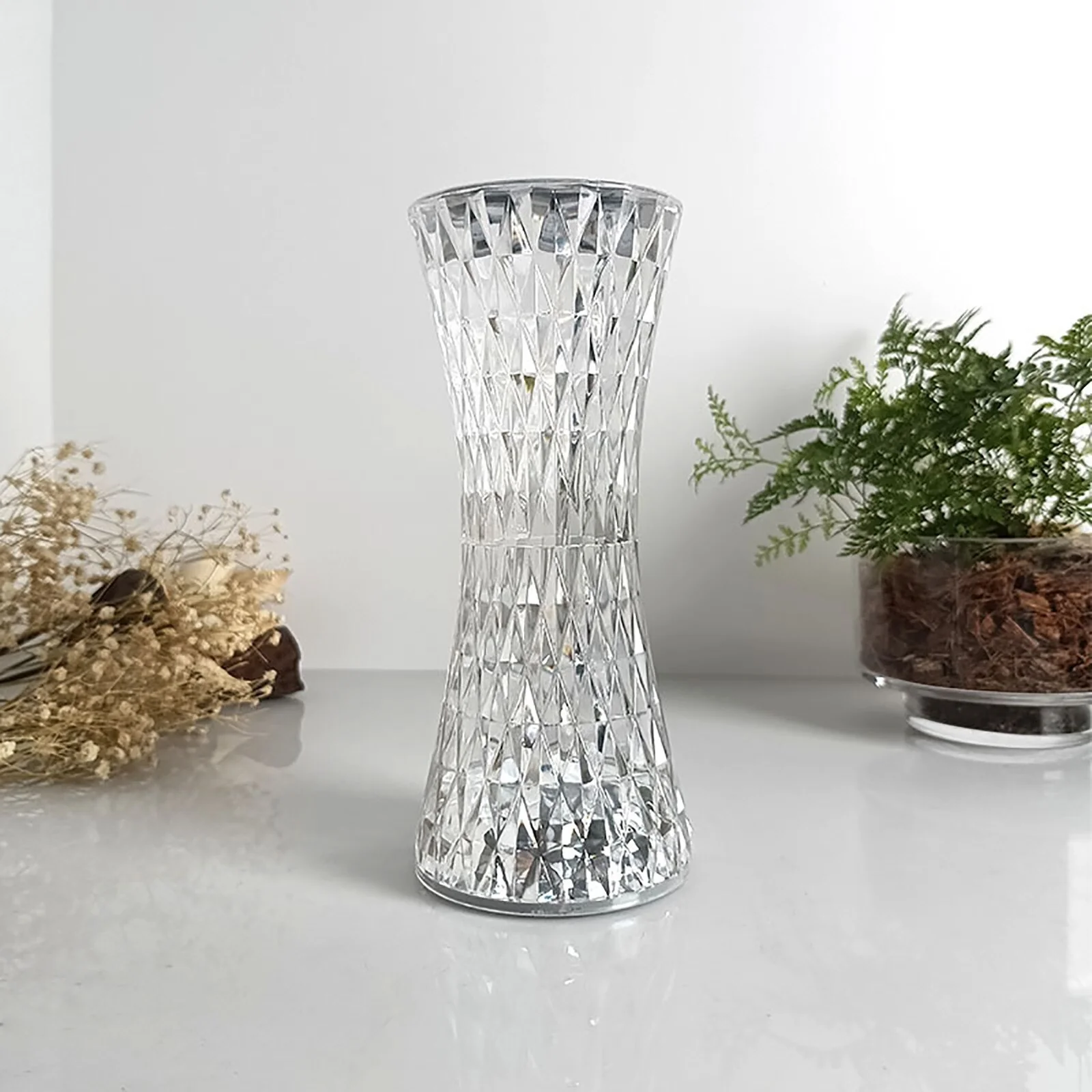 Diamond Crystal LED Table Lamp Touch Sensor Night Light - Image 11