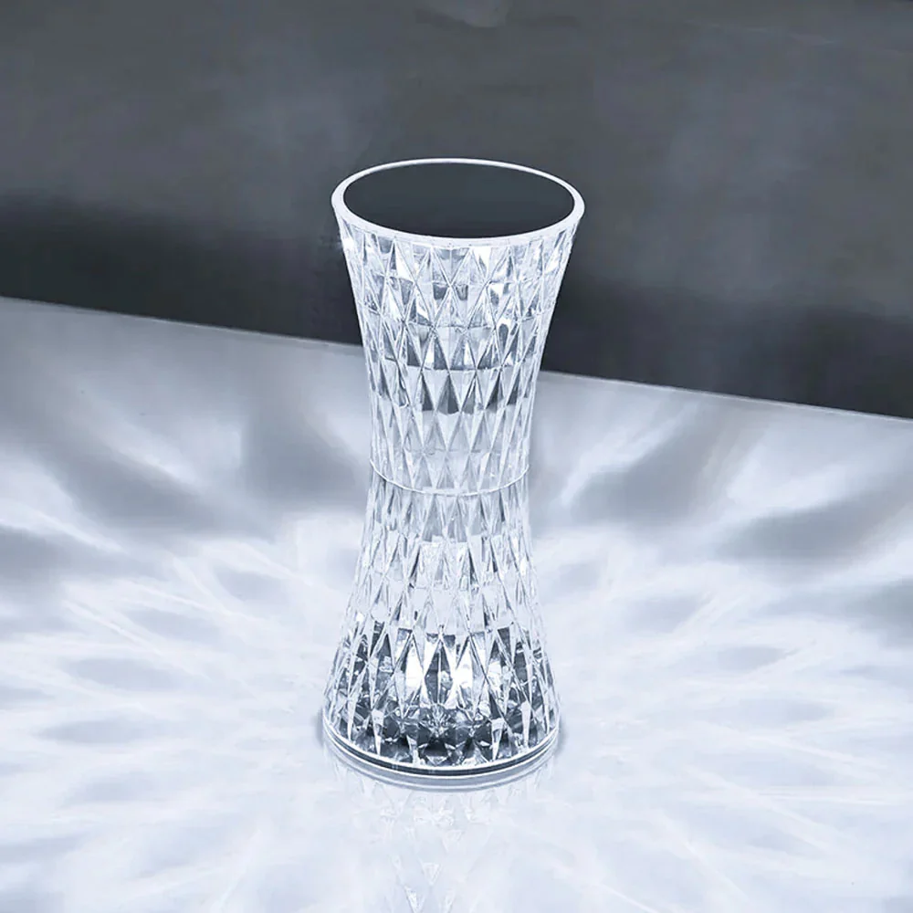 Diamond Crystal LED Table Lamp Touch Sensor Night Light - Image 16