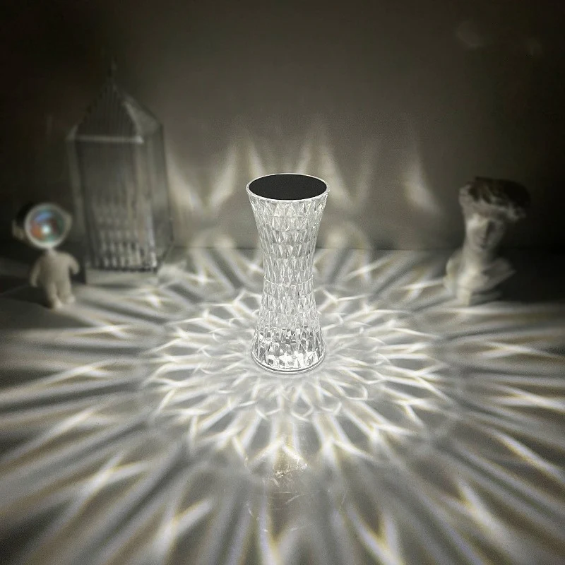 Diamond Crystal LED Table Lamp Touch Sensor Night Light - Image 22