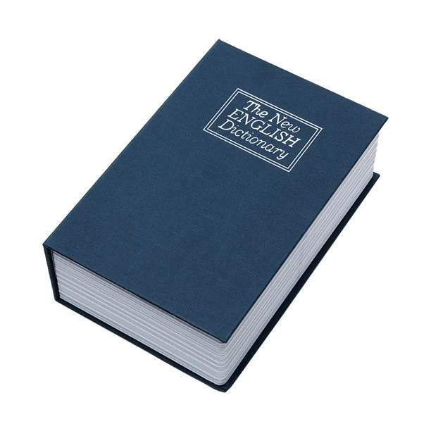 Dictionary Book Safe Security Box with Combination Lock (Navy) - Image 10