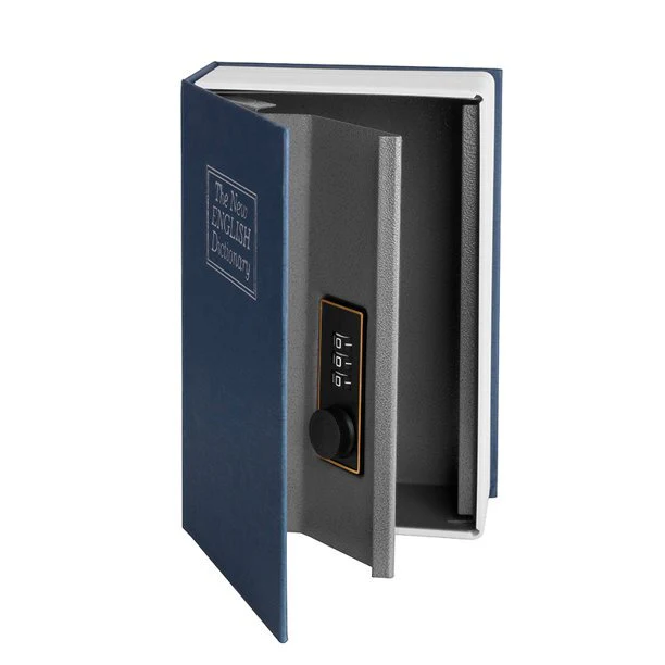 Dictionary Book Safe Security Box with Combination Lock (Navy) - Image 13