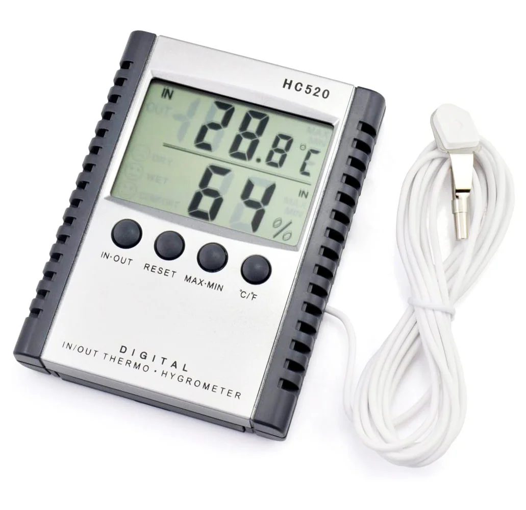Digital Hygrometer Thermometer Indoor/Outdoor Temperature Humidity Meter Comfort Monitor - Image 5