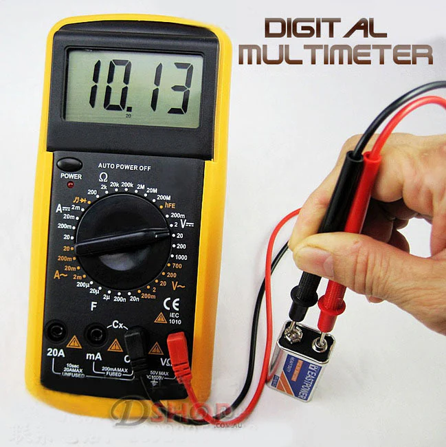 Digital LCD Multimeter Electrical Tester Voltmeter Ammeter Ohmmeter - Image 4