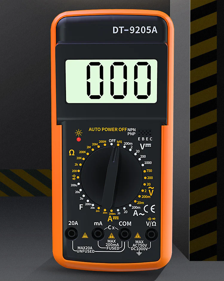 Digital LCD Multimeter Electrical Tester Voltmeter Ammeter Ohmmeter - Image 6