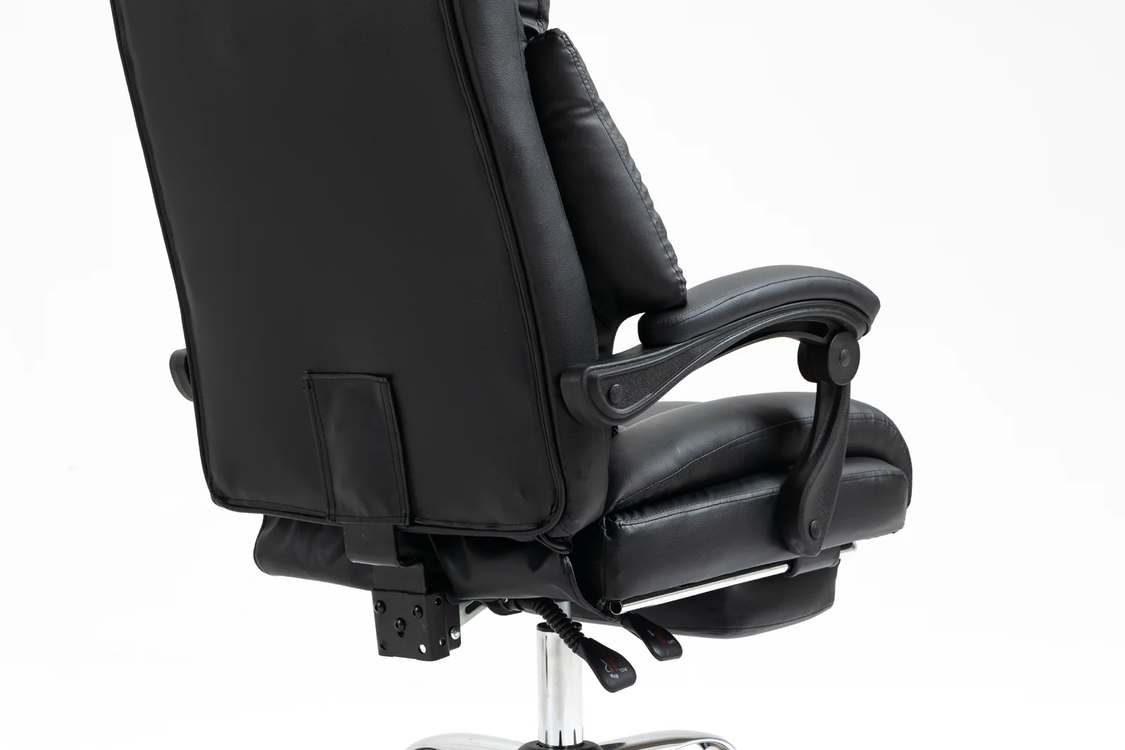 Director Deluxe Plush Executive Reclining Office Chair with Foot Rest (Black) - Image 13
