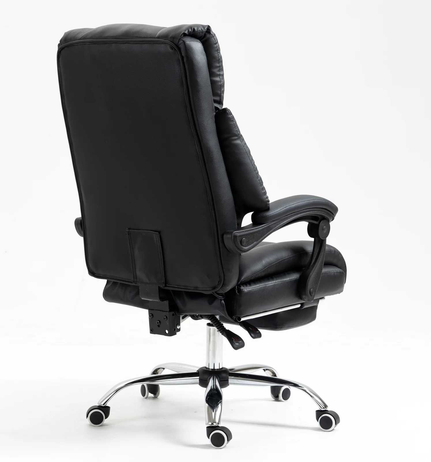 Director Deluxe Plush Executive Reclining Office Chair with Foot Rest (Black) - Image 17