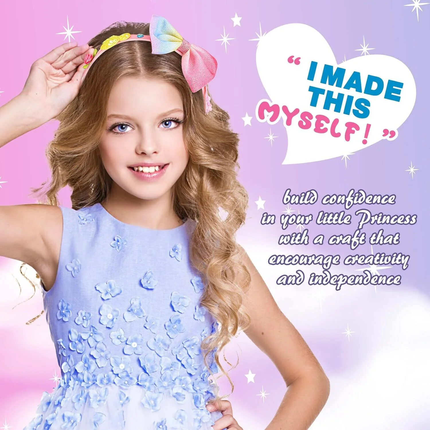 DIY Headband Making Kit 6 Unique Hair Bands Girls Fashion Accessories Arts & Crafts Set - Image 8
