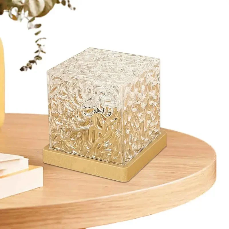 Dynamic Lighting Crystal Cube Lamp Touch Control LED Night Light Home Decor - Image 13