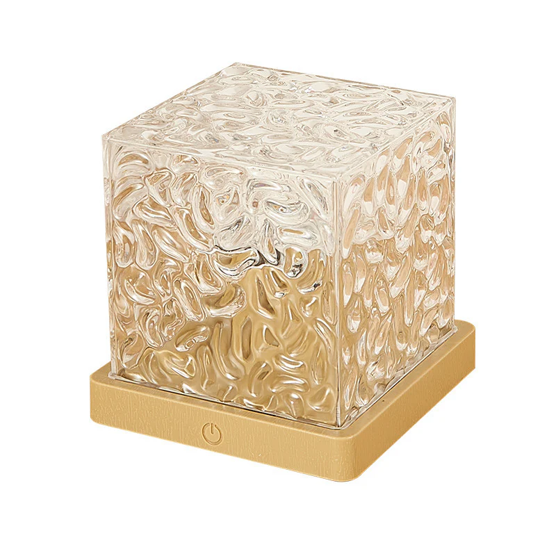 Dynamic Lighting Crystal Cube Lamp Touch Control LED Night Light Home Decor - Image 17