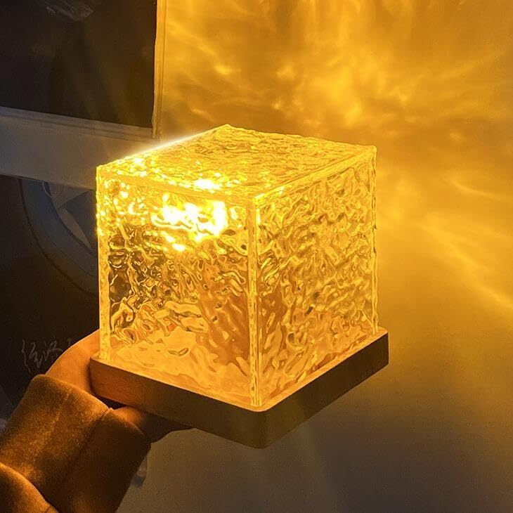 Dynamic Lighting Crystal Cube Lamp Touch Control LED Night Light Home Decor - Image 19