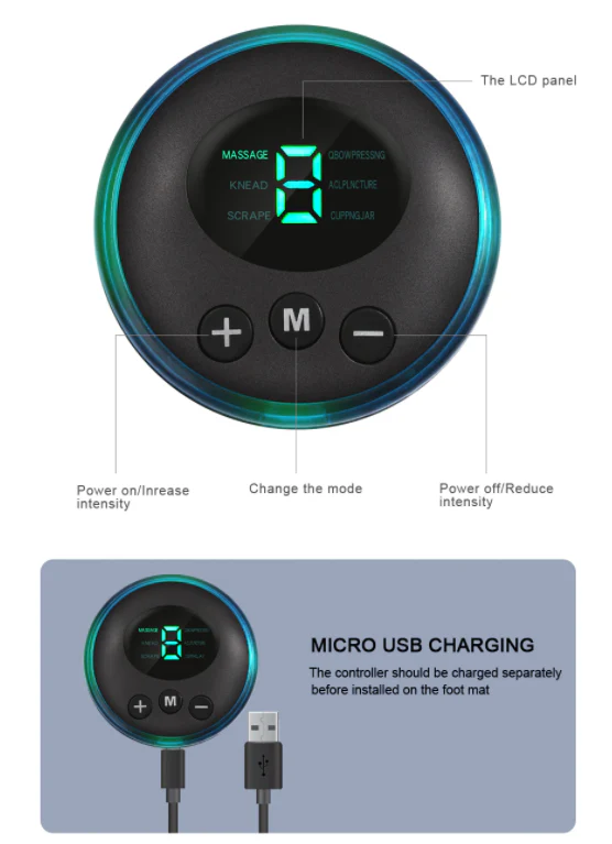 Electric EMS Physiotherapy Massage Foot Massager Pad - Image 12