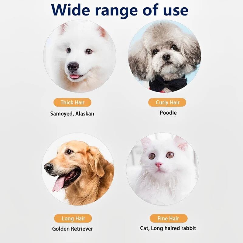 Electric Pet Hair Clippers Rechargeable Cordless Dog Shaver Set - Image 14