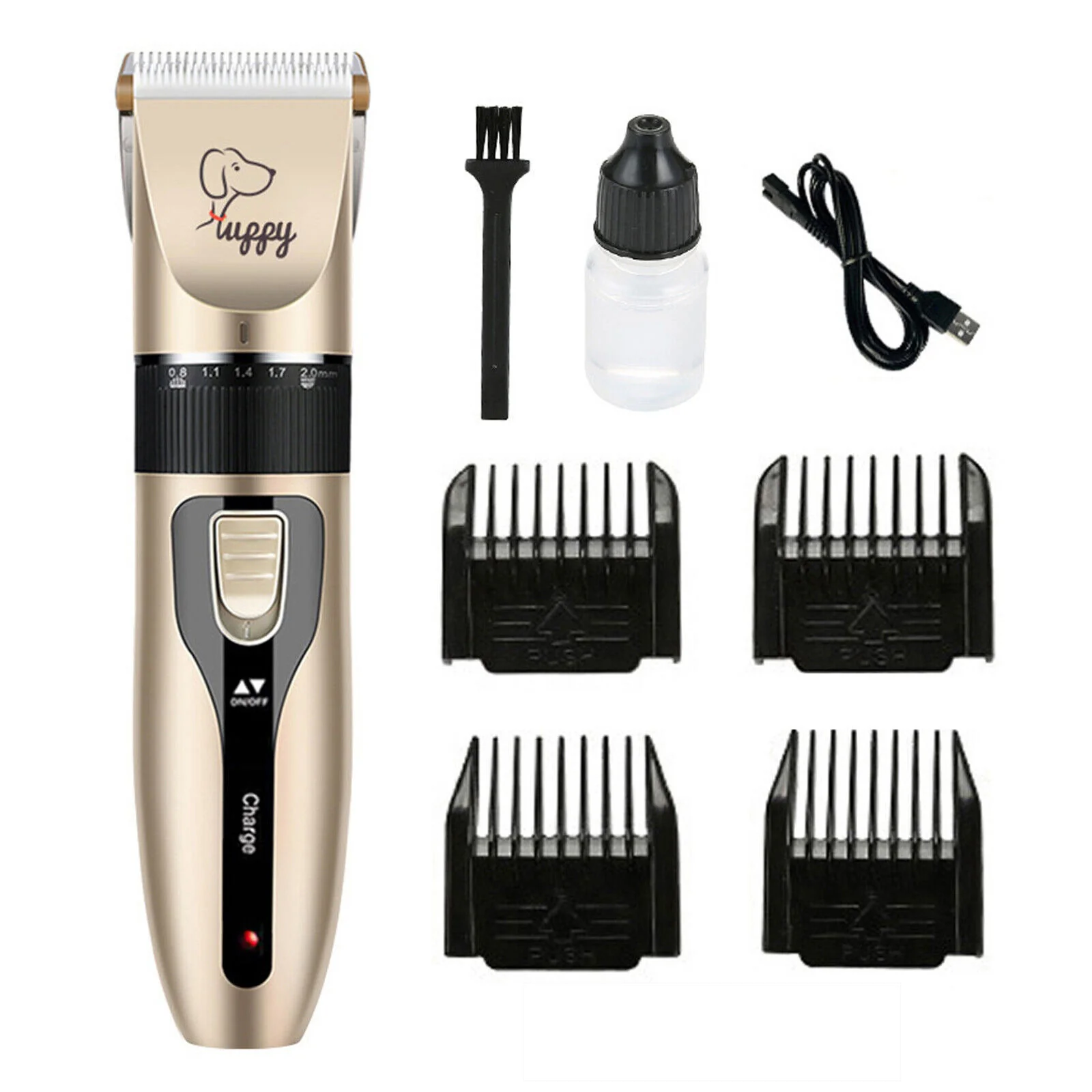 Electric Pet Hair Clippers Rechargeable Cordless Dog Shaver Set - Image 16