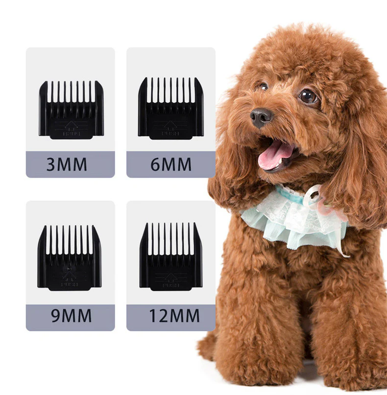 Electric Pet Hair Clippers Rechargeable Cordless Dog Shaver Set - Image 6