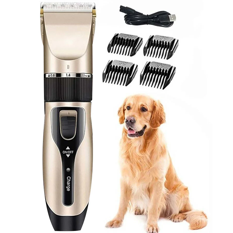 Electric Pet Hair Clippers Rechargeable Cordless Dog Shaver Set - Image 8