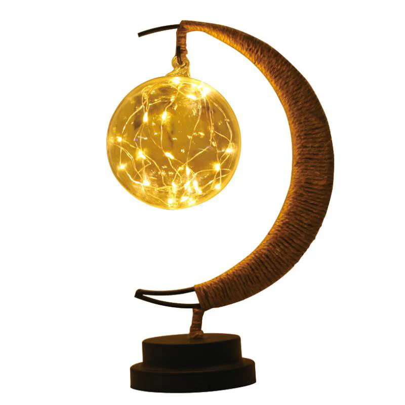 Enchanted Lunar Lamp LED Moon Night Light Cozy Home Decor Lighting - Image 5