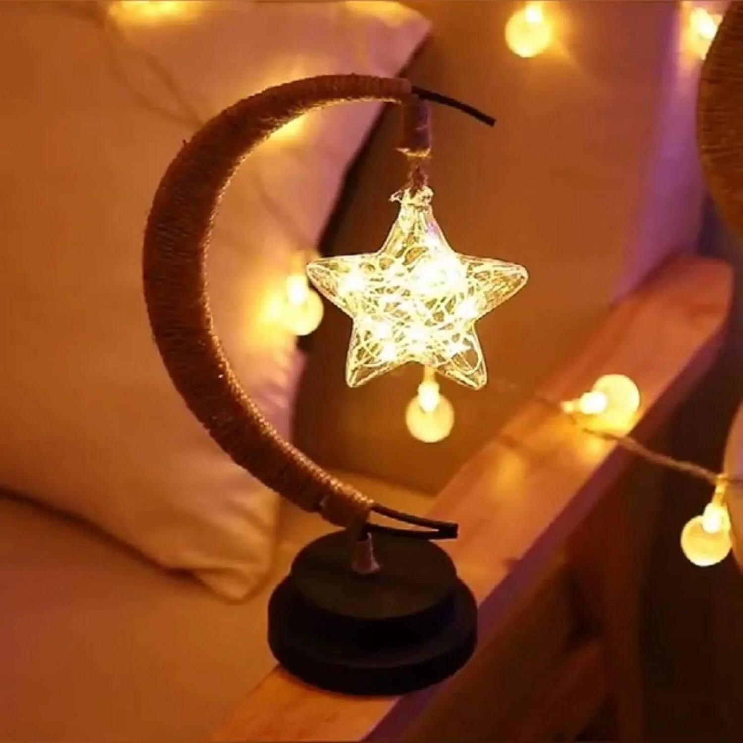 Enchanted Starlight Lamp LED Star Night Light Cozy Home Decor Lighting - Image 4