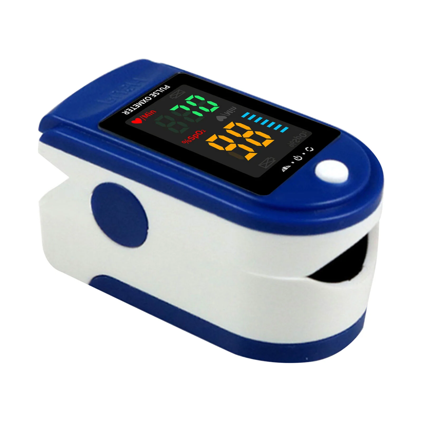 Finger Pulse Oximeter Blood Oxygen Saturation Monitor Heart Rate - Image 7