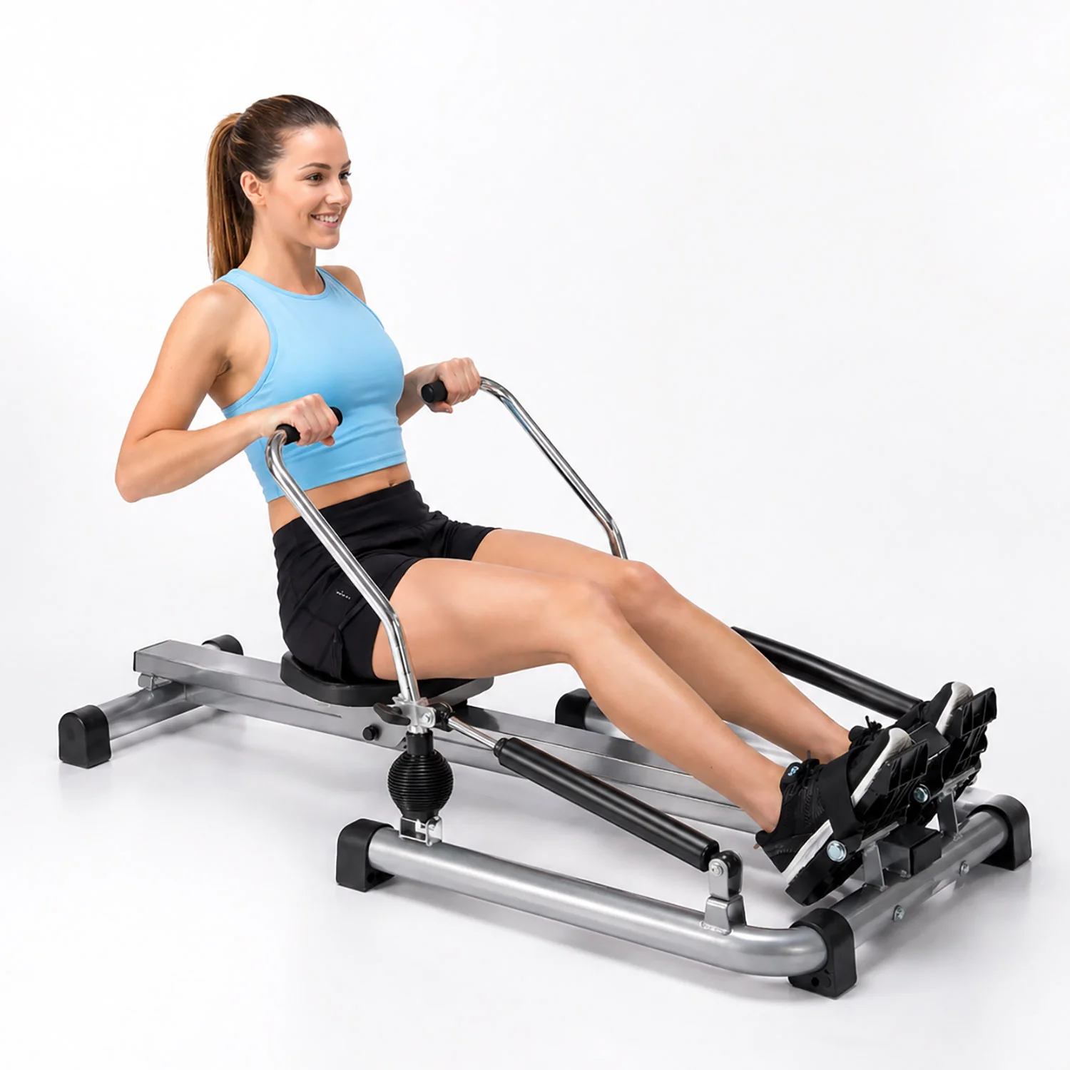 Fitplus Fitness Hydraulic Rowing Machine Home Gym Full Body Rower - Image 2