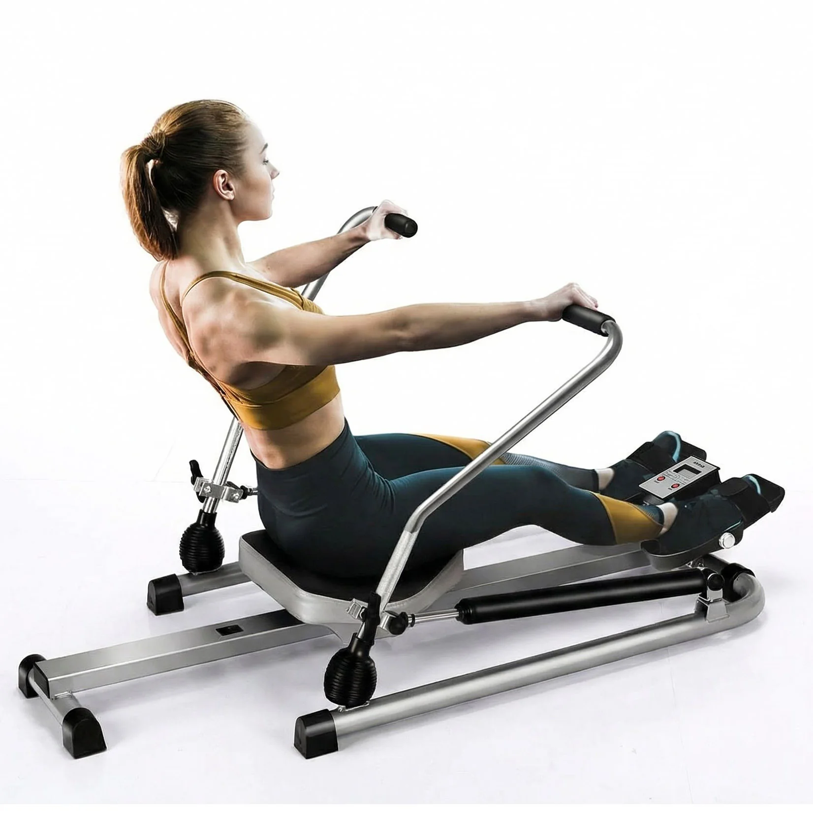 Fitplus Fitness Hydraulic Rowing Machine Home Gym Full Body Rower - Image 20