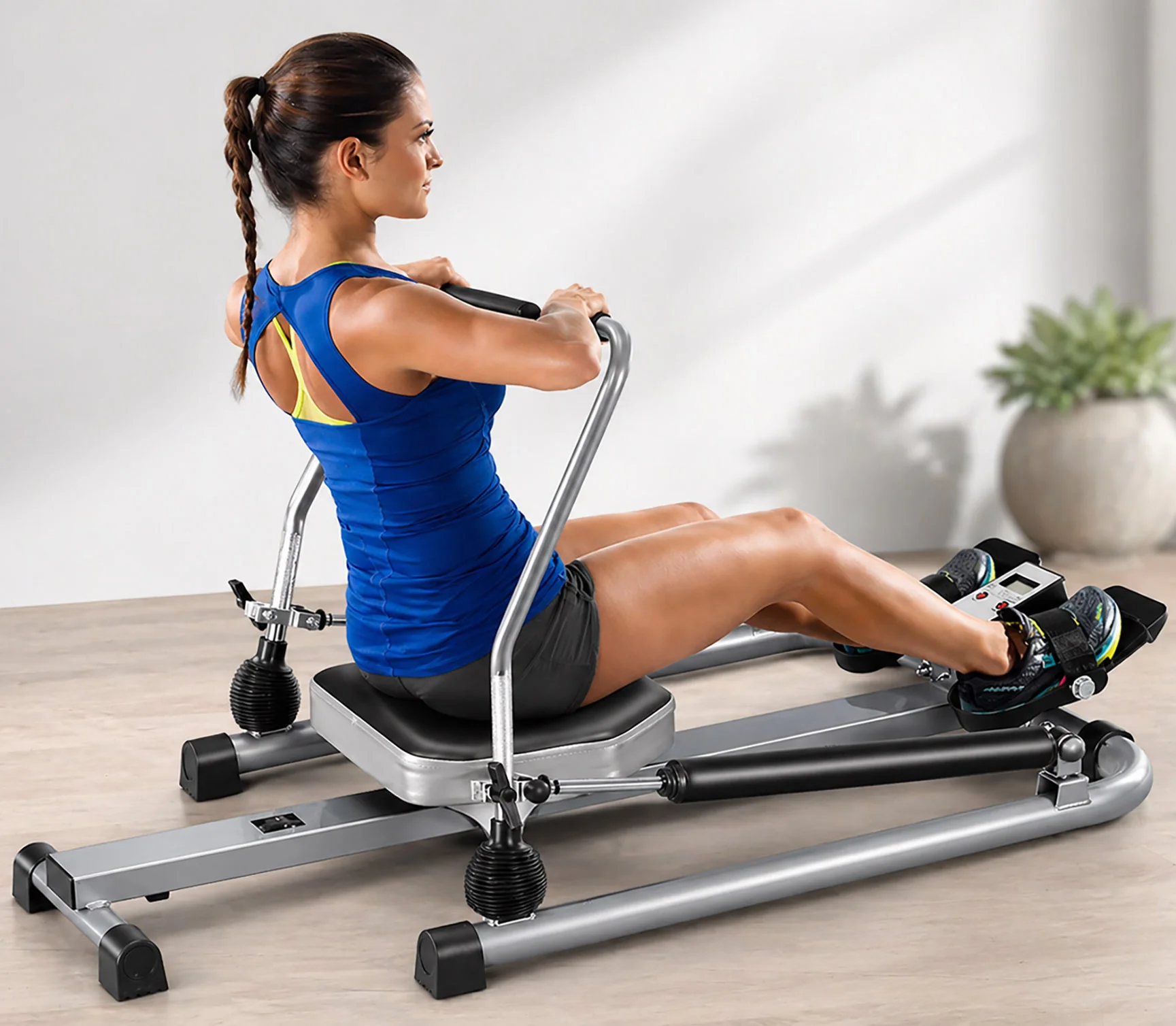Fitplus Fitness Hydraulic Rowing Machine Home Gym Full Body Rower - Image 22