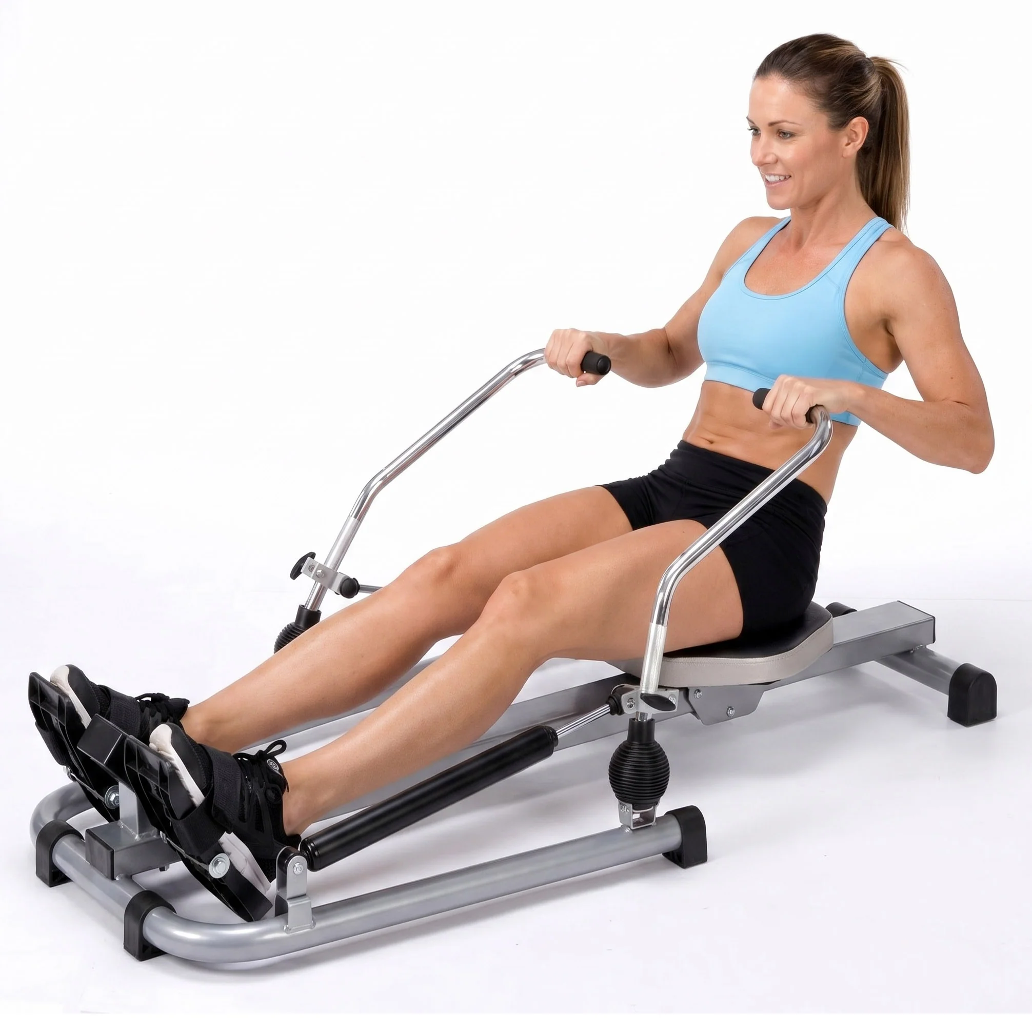 Fitplus Fitness Hydraulic Rowing Machine Home Gym Full Body Rower - Image 4