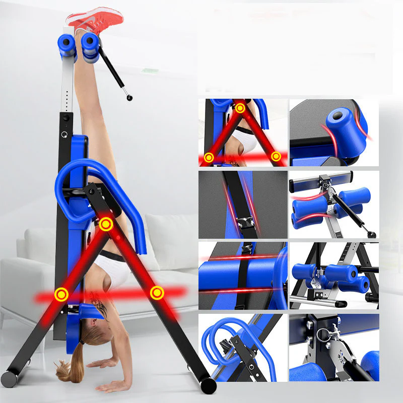Fitplus Gravity Heavy Duty Inversion Table Machine (Blue) - Image 2