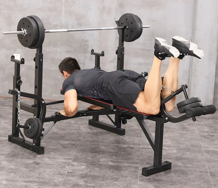 Fitplus Heavy Duty 6-in-1 Multi-Station Weight Bench Press Home Gym - Image 11