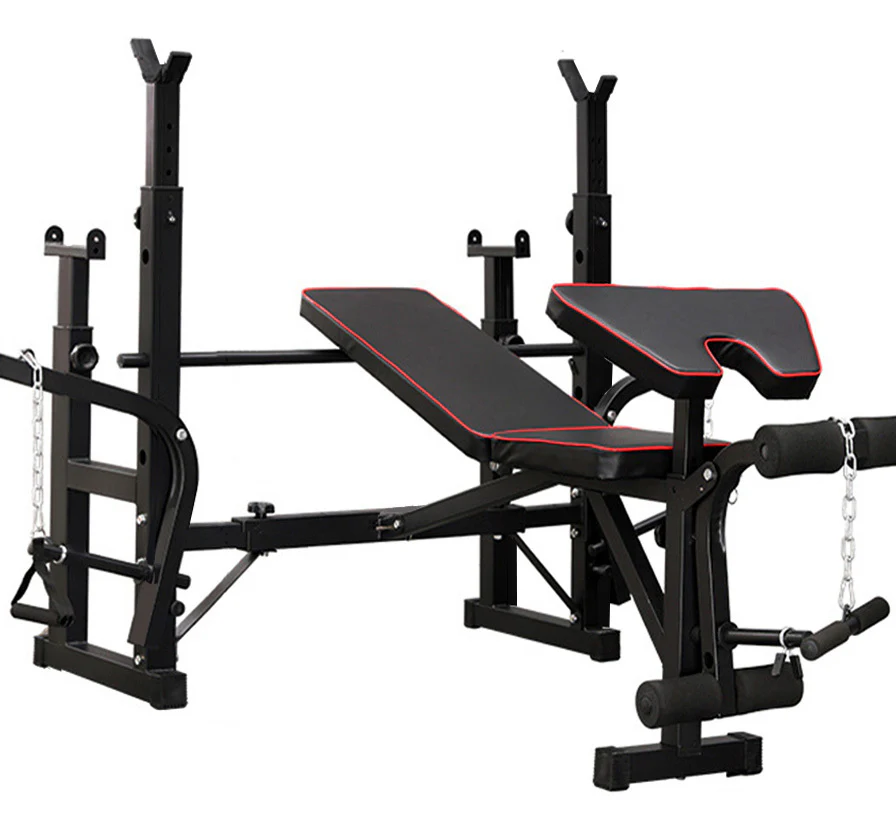 Fitplus Heavy Duty 6-in-1 Multi-Station Weight Bench Press Home Gym - Image 16