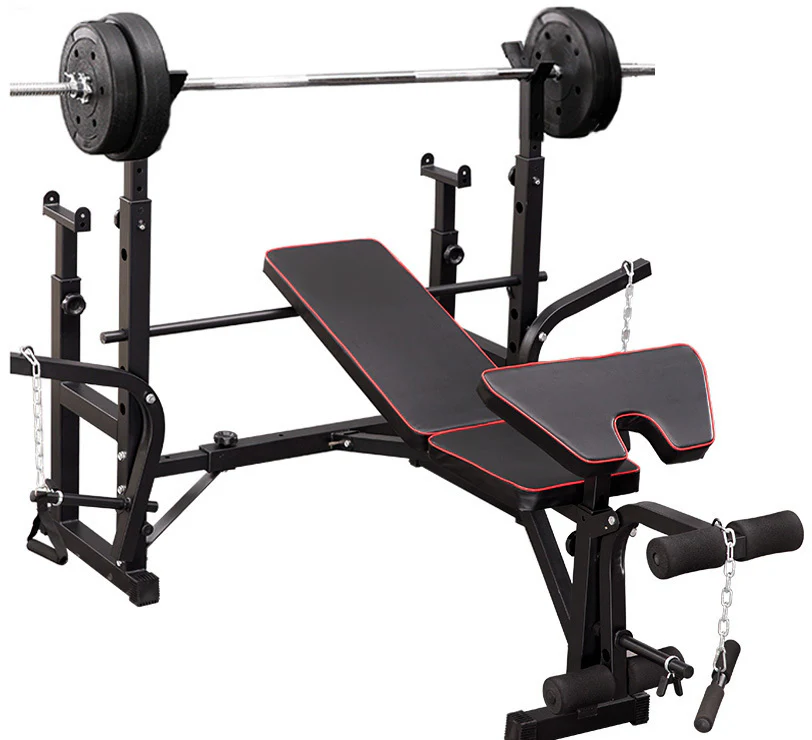 Fitplus Heavy Duty 6-in-1 Multi-Station Weight Bench Press Home Gym - Image 8