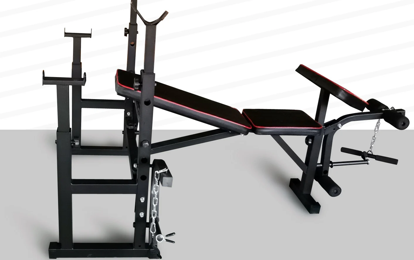 Fitplus Heavy Duty 7-in-1 Multi-Station Weight Bench Press Pull Down Home Gym - Image 6