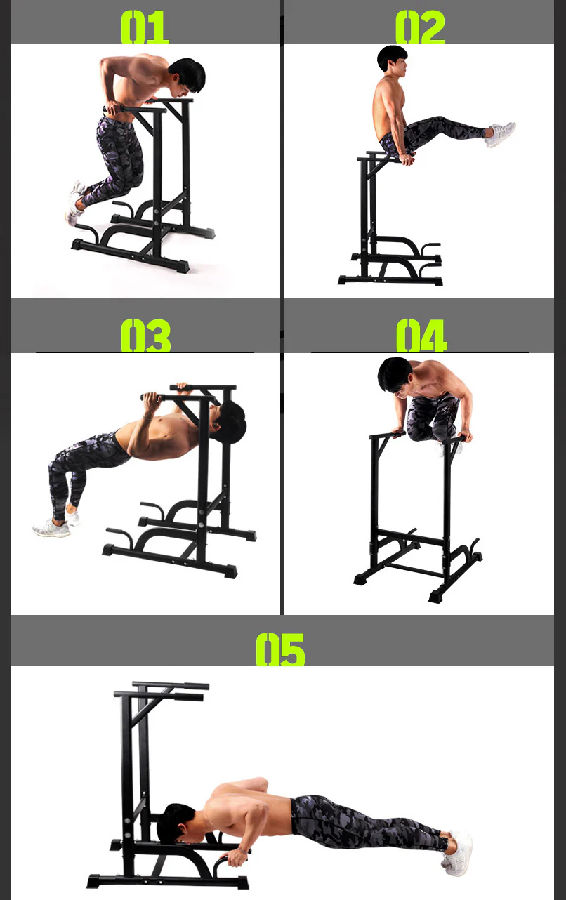 Fitplus Low Profile Dip Bar Fitness Station - Image 7