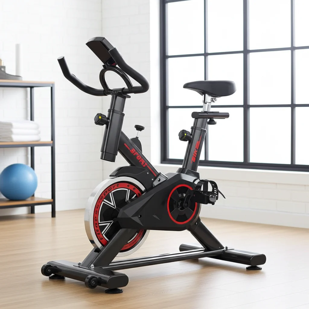 Fitplus Pro Advanced Stationary Fitness Exercise Spin Bike - Image 12