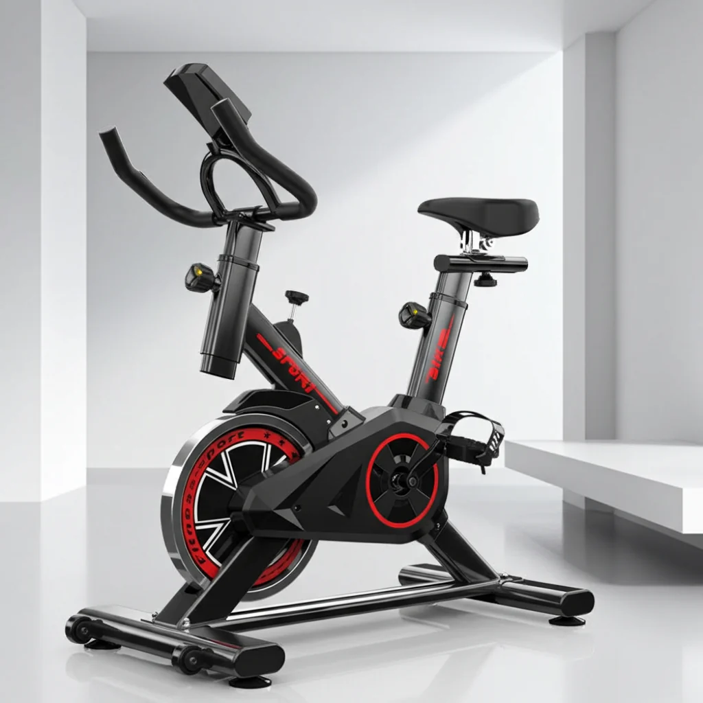 Fitplus Pro Advanced Stationary Fitness Exercise Spin Bike - Image 16
