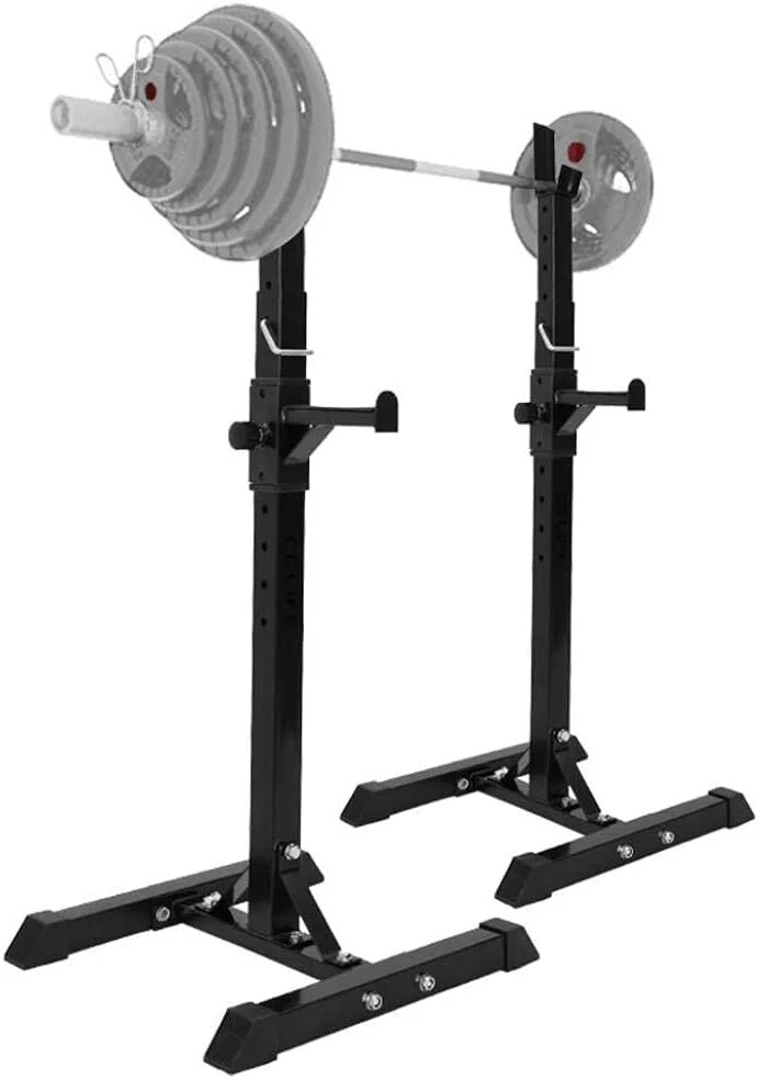 Fitplus Squat Rack Bench Press Weight Lifting Stand Pair - Image 11