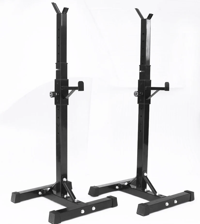 Fitplus Squat Rack Bench Press Weight Lifting Stand Pair - Image 4