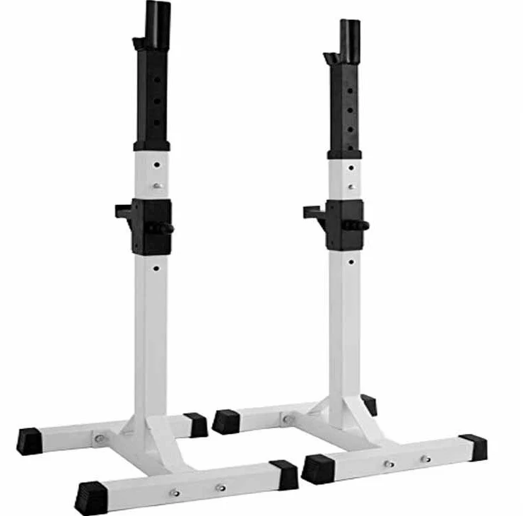 Fitplus Squat Rack Bench Press Weight Lifting Stand Pair - Image 11