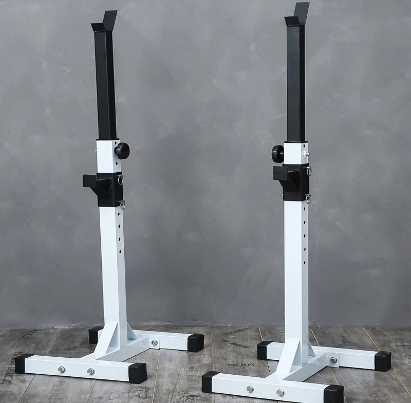Fitplus Squat Rack Bench Press Weight Lifting Stand Pair - Image 4